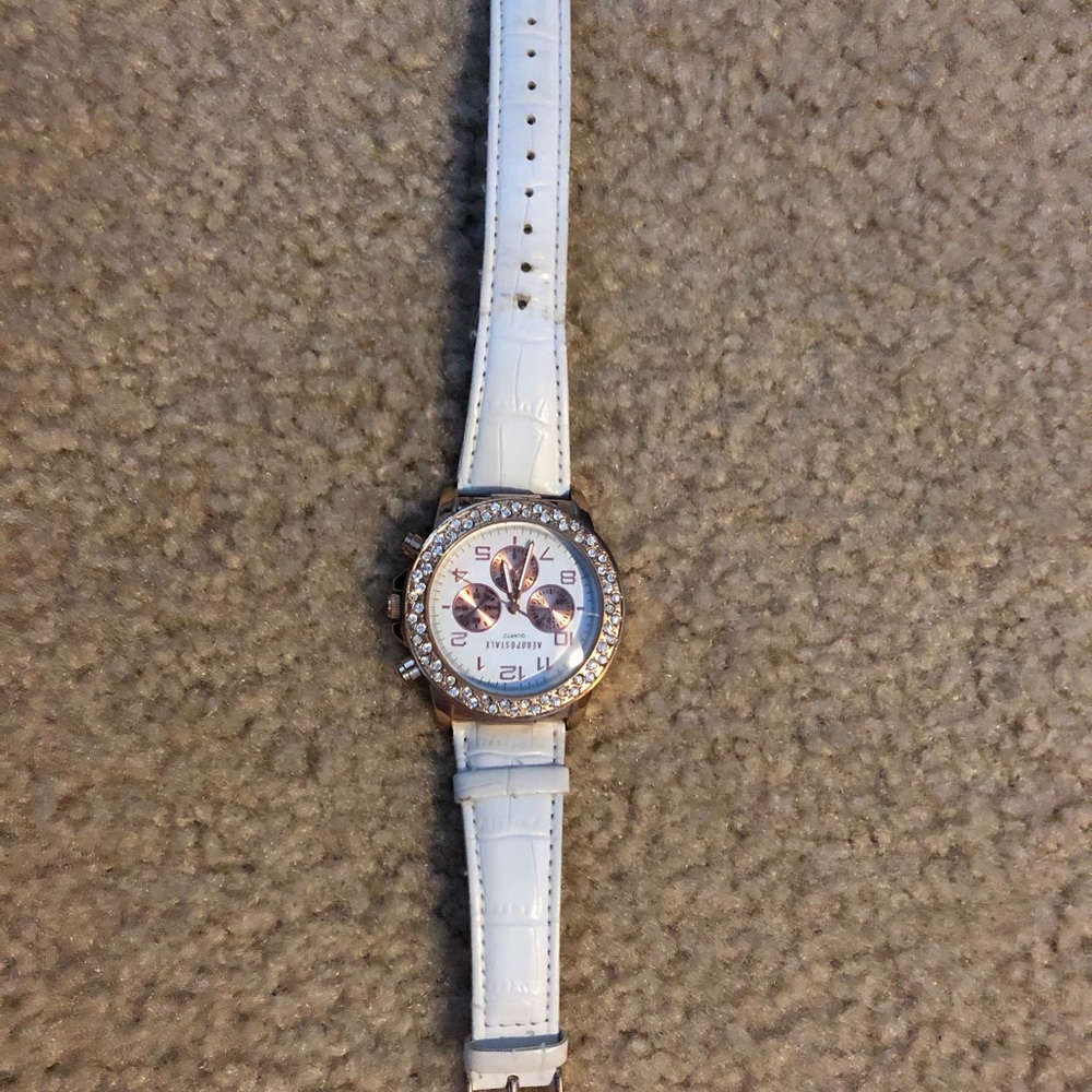 White jewel watch